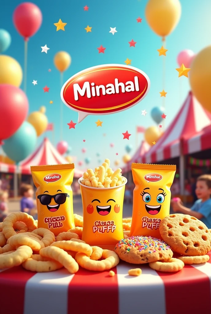 Snacks branded as Minahal