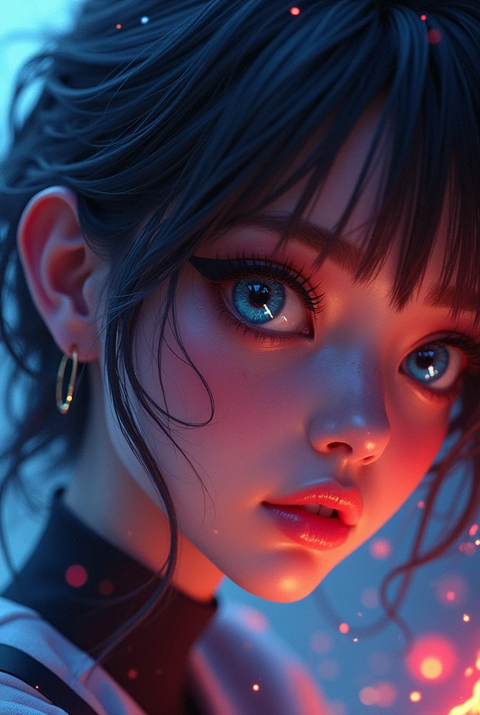 (Extremely detailed Cg Unity 8K wallpaper),(Masterpiece), (Best quality), (Ultra-detailed), (Best Illustration),(Best shadow), (Sharp eyeliner, eye shadows, Detailed eyes:1.1),, ,Break, IWS2000,