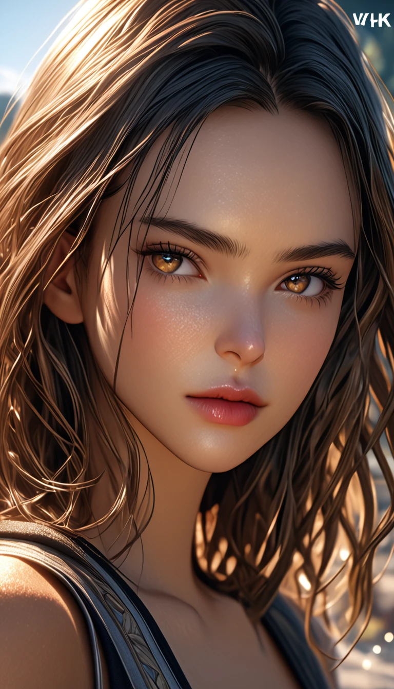 (Perfect Masterpiece, Highly Detailed CG UNITY 32K UHD Quality Resolution Wallpaper, Photorealistic, RAW Photo, Perfect Photogenic Clarity, Official Art, Award Winning Portrait, Super Super Realistic, Super Super Detailed , realistic shiny skin, ray tracing, glowing ambient light, face-only animation)
