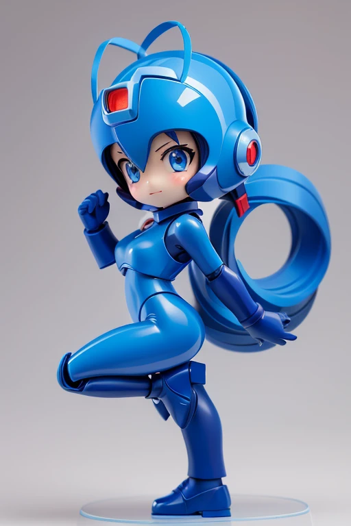 Rockman、Mega Man、Girl、Helmetのデザイン,robot,Android,Primary school students ,young,Simple design,,Pitch Resuit,Sentai Hero,Perfect outfit,Yoga Suit,robotジョイント,Plug Suit,Spacesuit,Full body illustration,Helmet,Face masks,フルFace masksをかぶっている、,Sentai Hero、Front view、tits