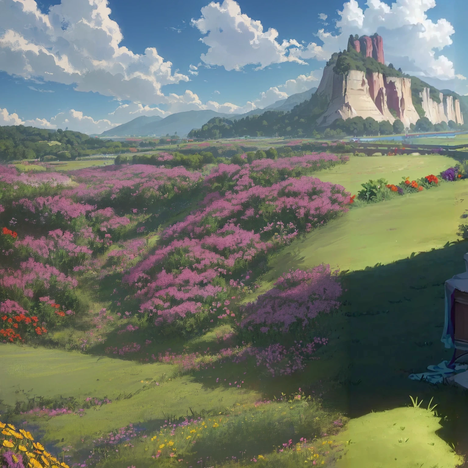 (((flower field))),(((landscape)))