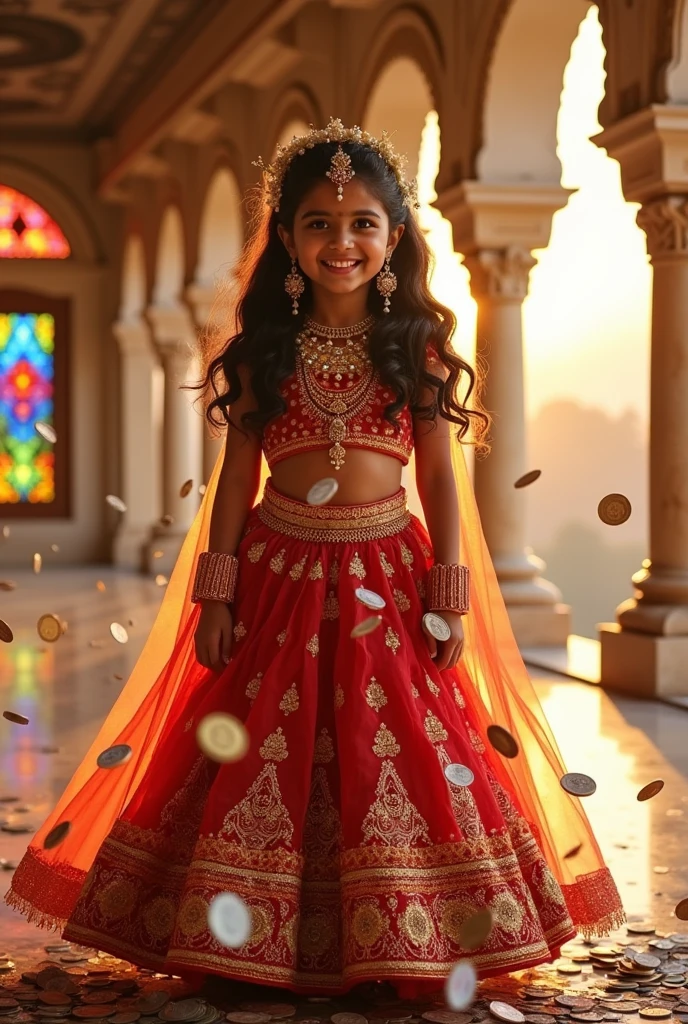 An Indian girl with lots of money