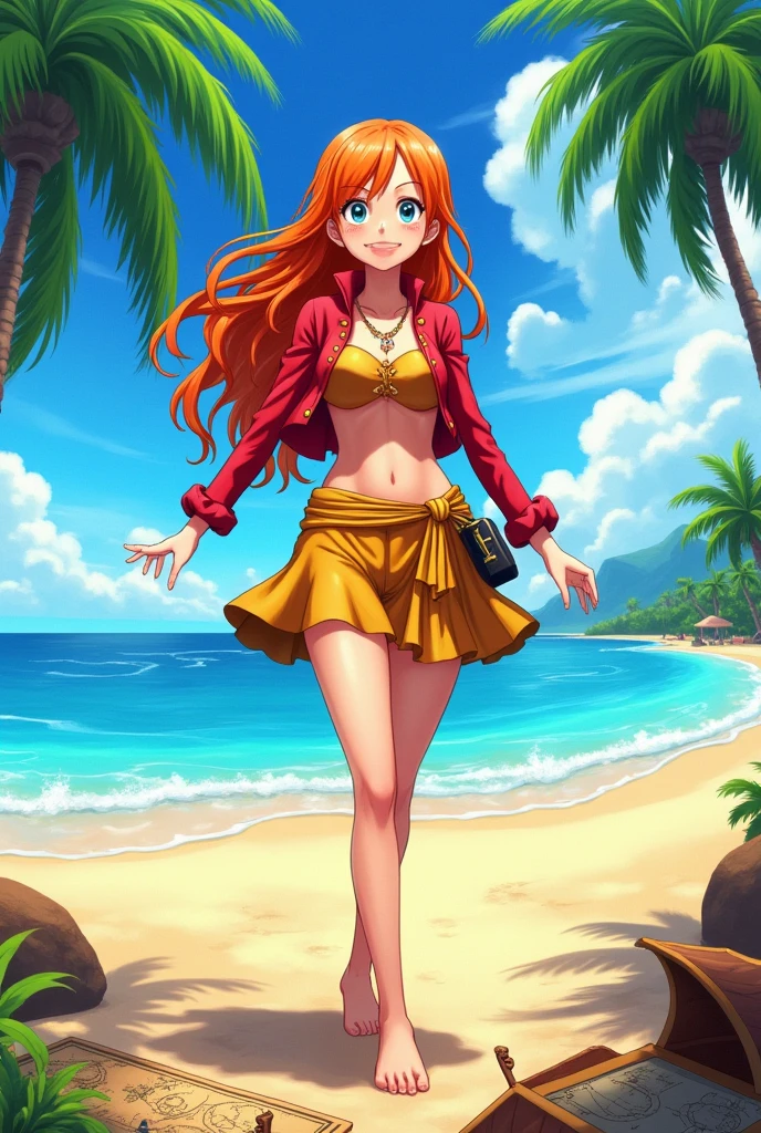 Naked nami from one piece