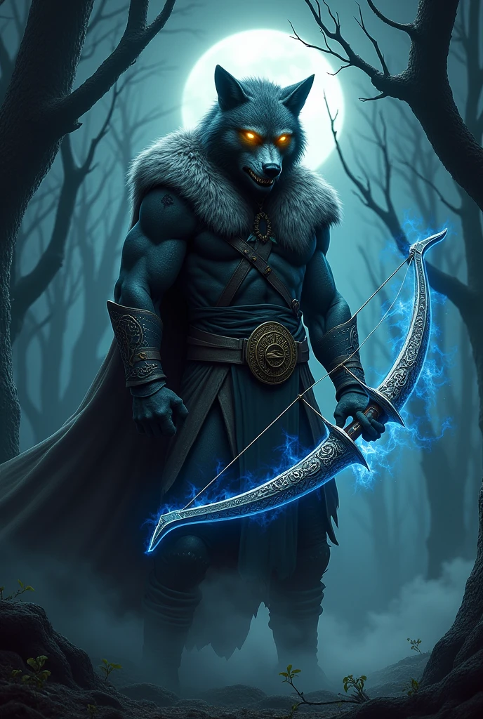 van helsing with wolf power 
