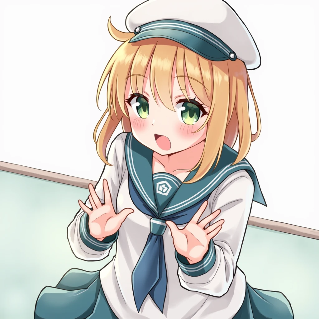 beautiful girl、Sailor suit