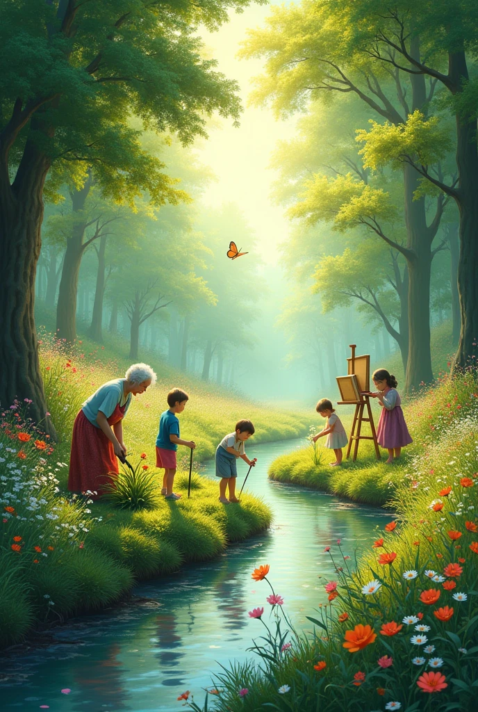 Create a image on topic heal the nature