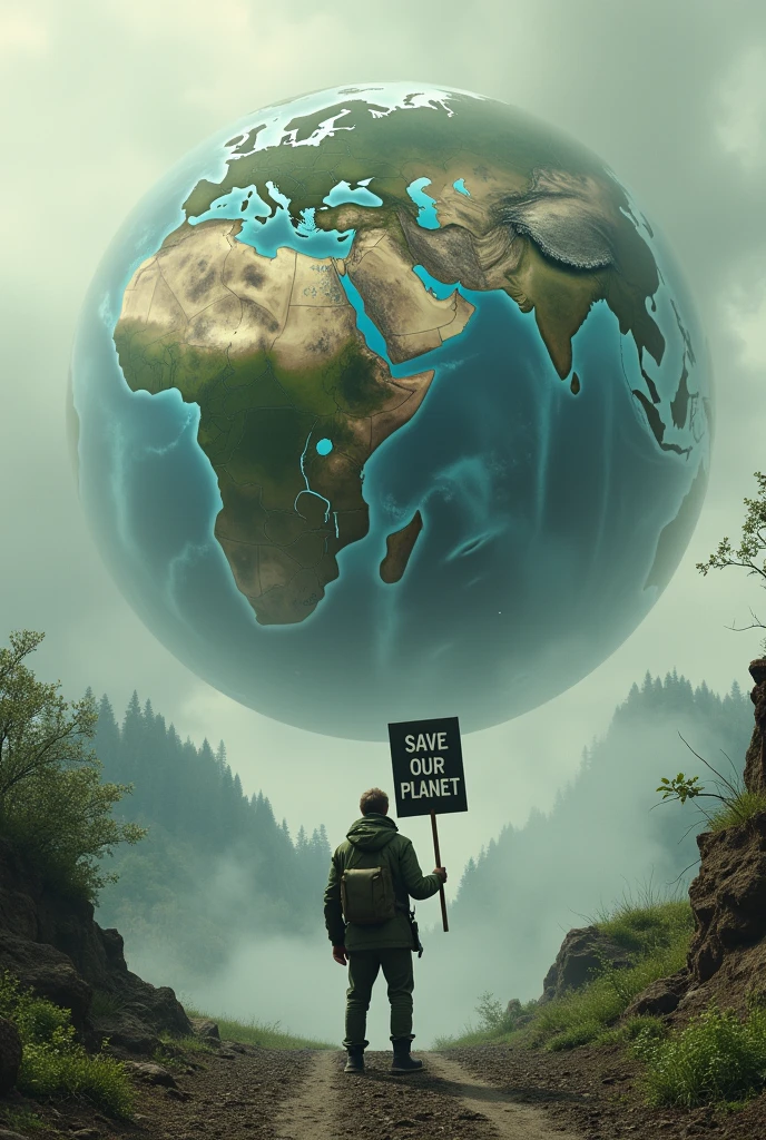 Earth Pollution Crisis - Poster