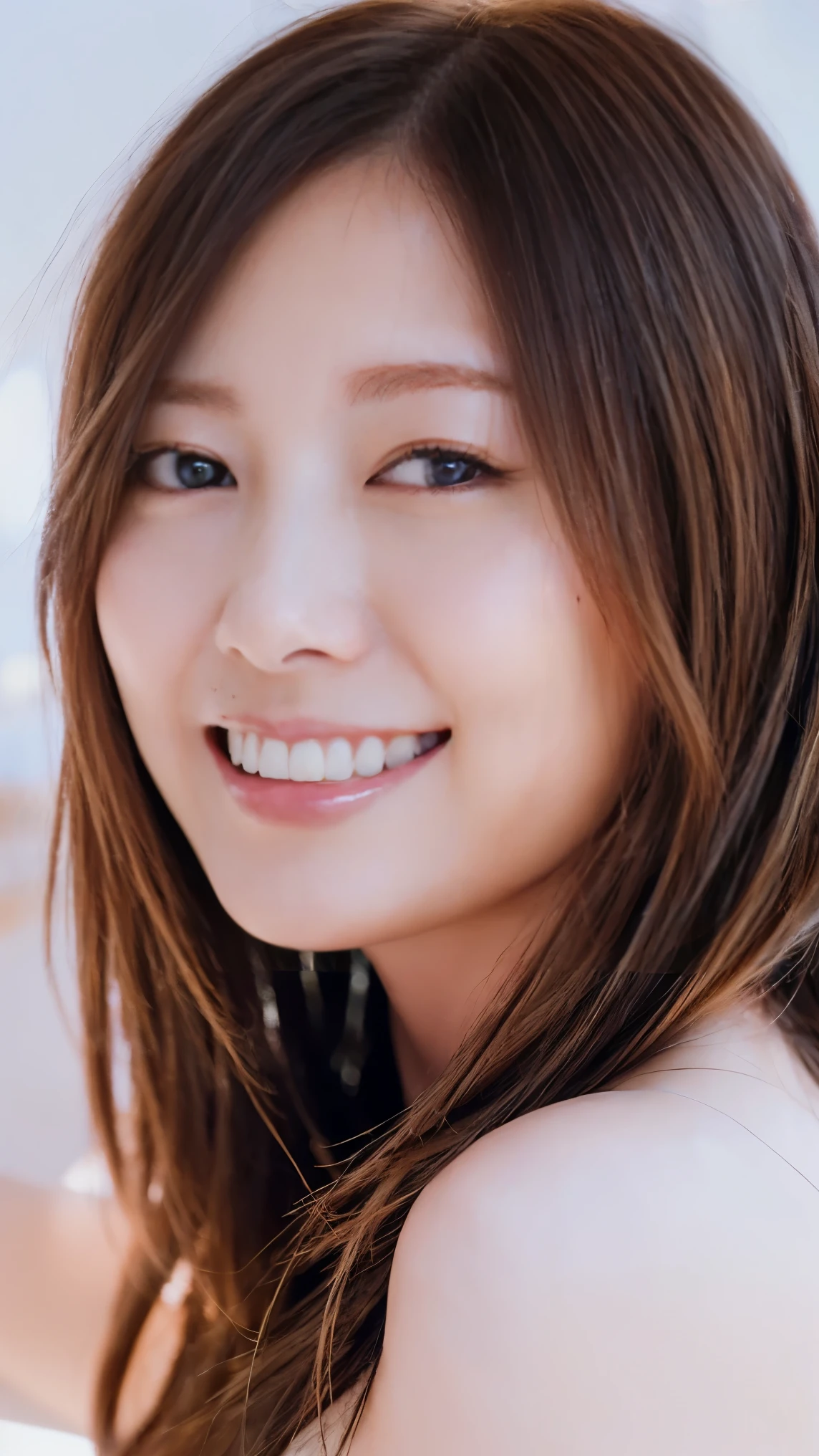 Memory correction:255, Everything modern:1.66, Cute Japanese Women Photos, smile, 20-year-old, Oil and hair balm for one-length straight hair:1.55, (photo Realistic:1.4), (hyper Realistic:1.4), (Realistic:1.3), (Smoother lighting:1.05), (Improving the quality of cinema lighting:0.9), 32K, 1 person,20-year-oldの, Realistic lighting, Backlight, The light shines on your face, Ray Tracing, (Bright light:1.2), (Improvement of quality:1.4), (Highest quality Realistic textured skin:1.4), fine grain, Detailed face,(smile:0), (Emphasis on face close-up:1.3), (Enhances the beauty of skin texture:1.1),((Extremely precise and accurate anatomy:1.0)), (Enhances the beauty of skin texture:1.1), Clean and glowing skin, mesh, thin:1.2, (Realistic:1.3), Realisticなライティング, (Smoother lighting:1.05), 32K, One Japanese woman, fine grain, Detailed face, (Film Grain:1.1),(Accentuates body lines:1.1), High resolution, Natural look, Kind eyes, Improves hair quality, Delicate light and shadow, Transparent muscles, Graceful pose, Beautiful Eyes, Sharp details, Soft light reflection, Beautiful contours, Delicate skin tone, Fine hair texture,Cute Japanese Women Photos,