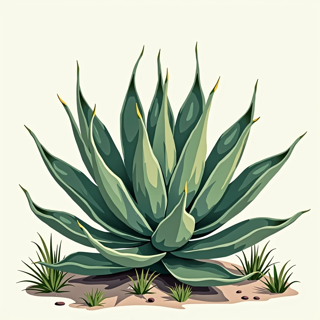 Agave An illustration