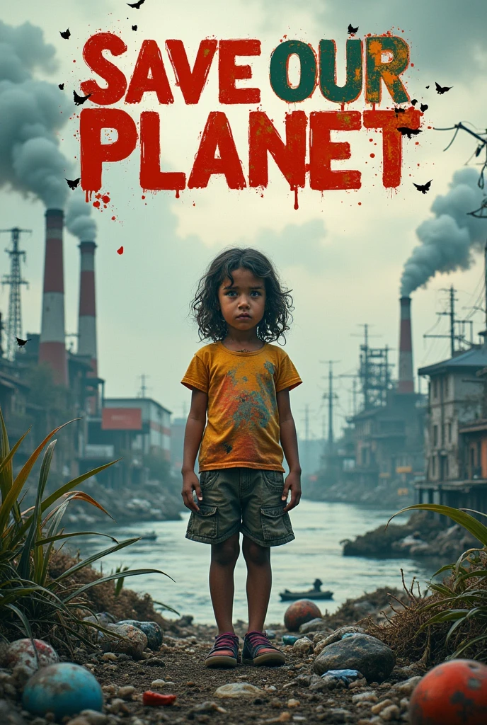 Earth Pollution Crisis - Poster