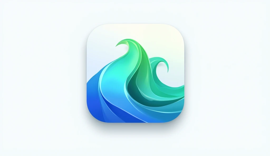 You are the art director of Art Wave.，Design an app icon for the company now