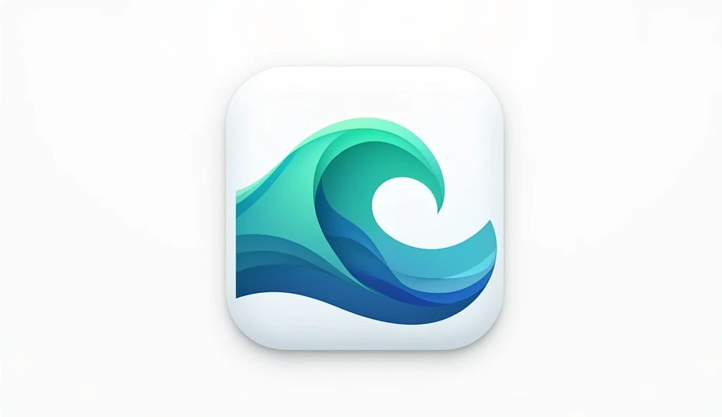 You are the art director of Art Wave.,Design an app icon for the company now
