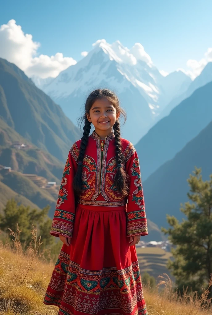 A nepali girl in lekhega