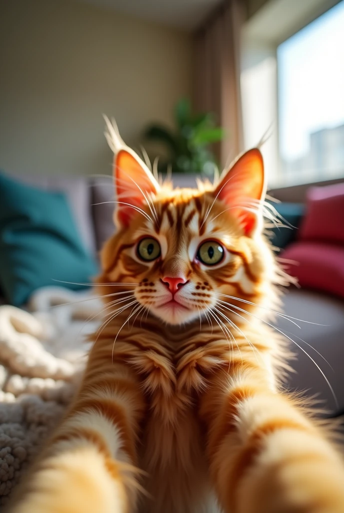 Cat selfie