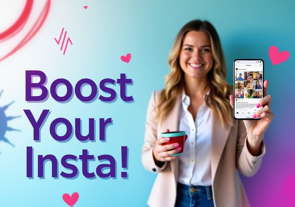 An simple thumbnail for insta growth course