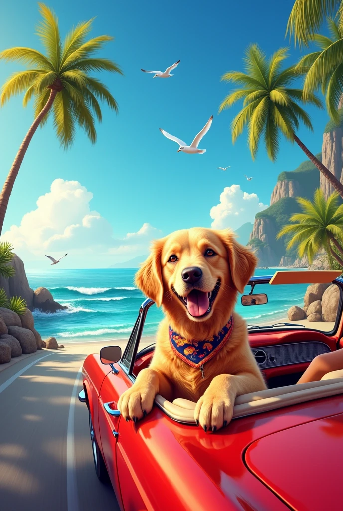 Car driving for dog
