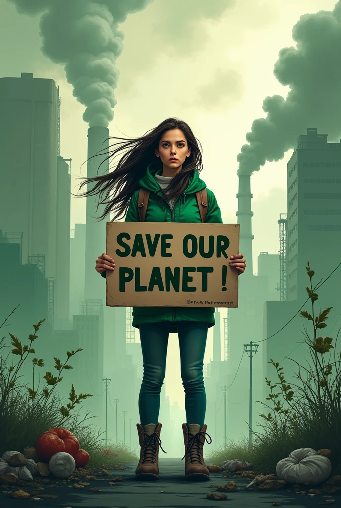 Earth Pollution Crisis - Poster