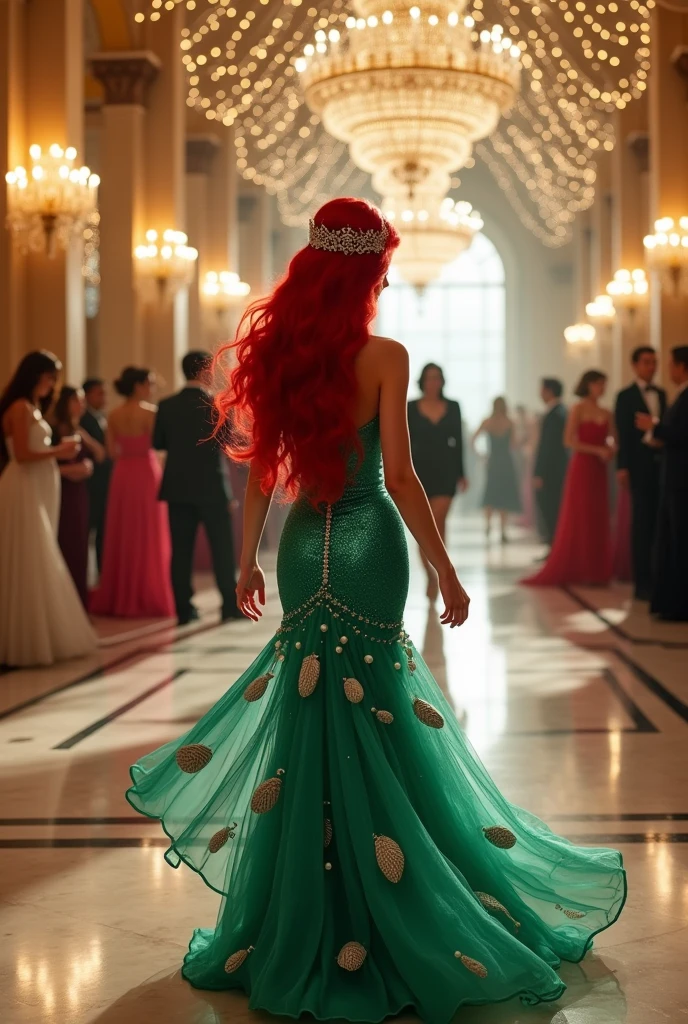 Princess Ariel at a gala