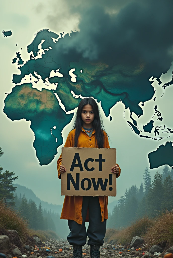 Earth Pollution Crisis - Poster