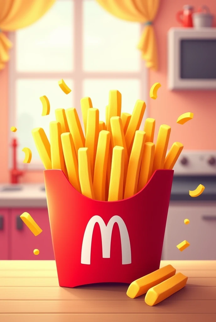 Can you make an Iphone Emoji of Fries?