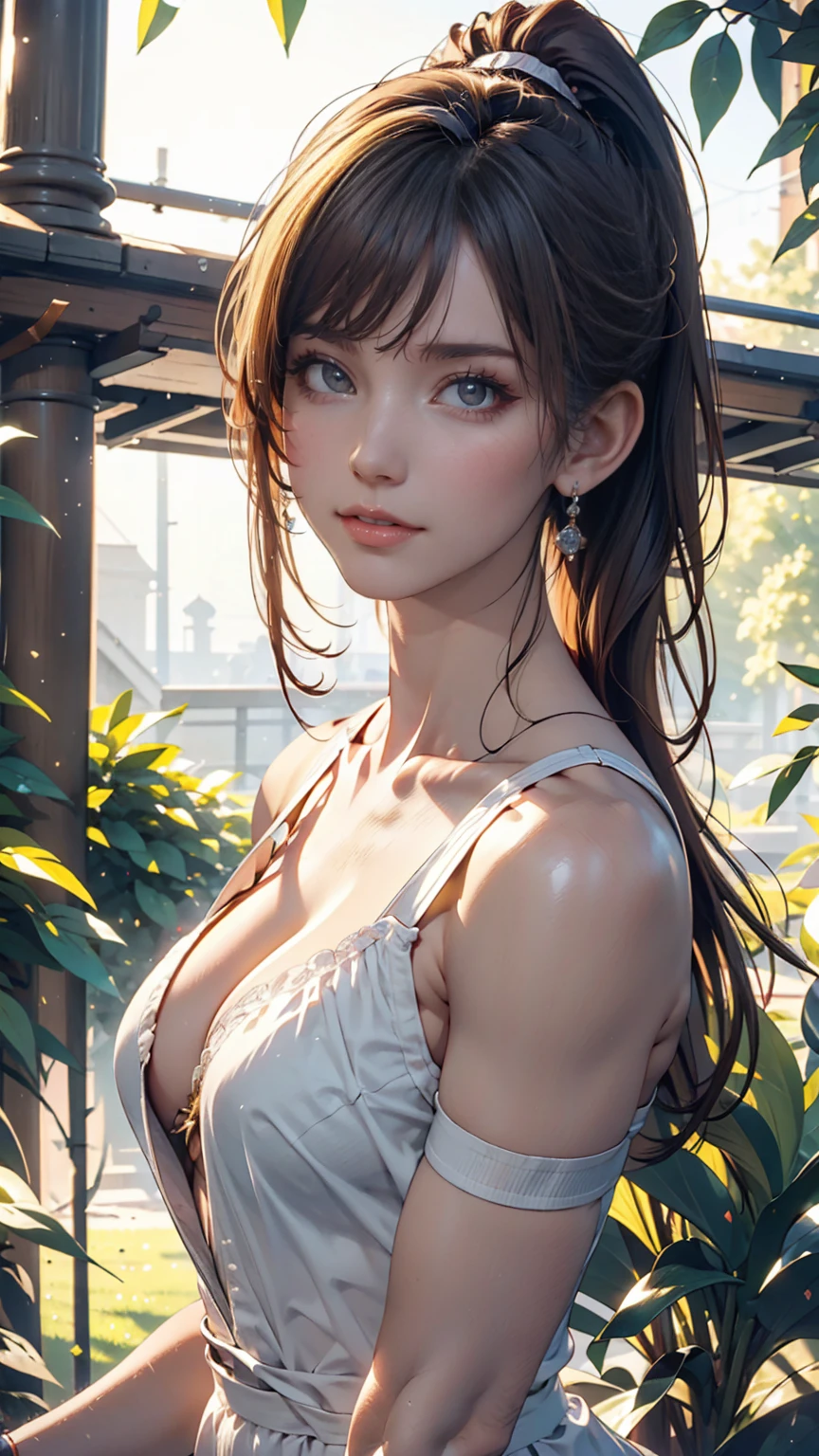 photoRealistic,Realistic, alone, photoRealistic, Highest quality, Ultra-high resolution, One person女の子,, , Blonde hair in a ponytail, Wearing a yellow sundress, A gentle breeze blowing through the grass,, , One person,, beautiful, masterpiece, Highest quality, Highly detailed face, Perfect lighting, One person, alone,, , Highest quality, Ultra-high resolution, photoRealistic,, Super detailed,, masterpiece, Highest quality, , Nancy 1, 