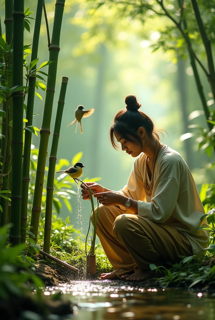 water filtration using bamboo