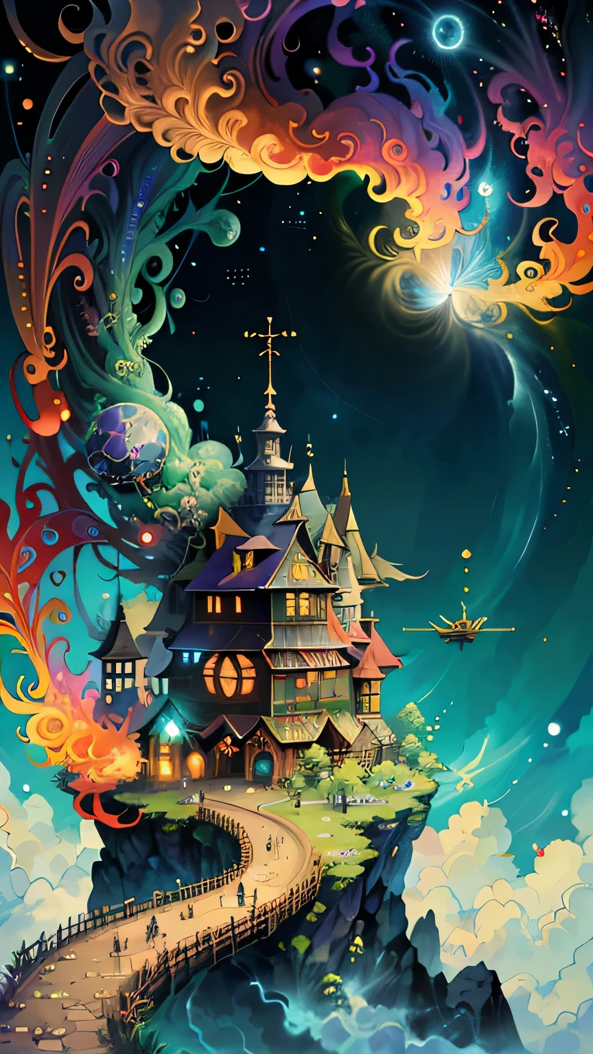 original,(Awareness-raising:1.1),(Highest quality),(masterpiece:1.1),(Highly detailed CG unity 8k ),(Extremely colorful:1.2),A fairy with a young face,A fairy with a young body,6 feathers,Eternity transcends matter, Temporal and spatial dimensions,To end the rule of all things,Covering the reality of everything, High-level Virtual Dream,The laws of the universe are wonderful,Transcendence,Transcendent Dimension,The emergence of Yin and Yang from the void, Birth and Death,Broken Soul,Transcendence,Complete Destruction,Higher divinity that transcends all,Phoenix,universe,10,000 light-years away,The end of the beginning