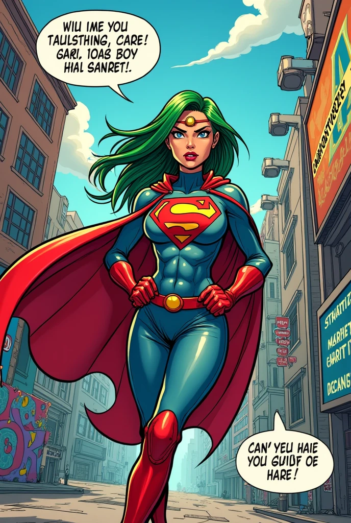 Create a comic strip that talks about harassment, with a comic book model, with clear words 