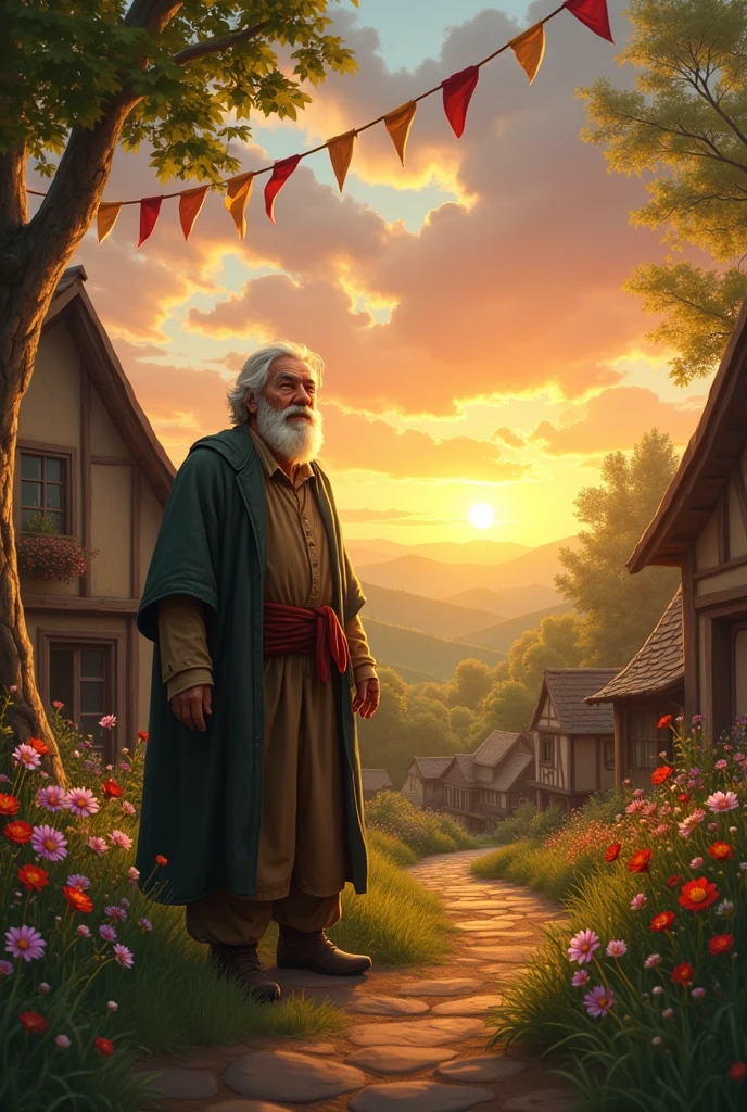 Henry appears, revealing himself as a former villager thought lost forever. The villagers welcome him back, and he shares his knowledge to ensure the village's prosperity.