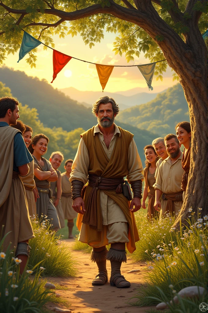 Henry appears, revealing himself as a former villager thought lost forever. The villagers welcome him back, and he shares his knowledge to ensure the village's prosperity.