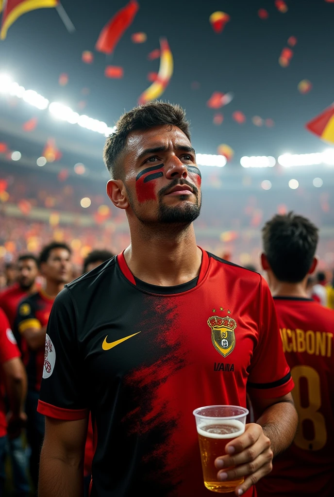 Flamengo fan after Vasco won the Libertadores title