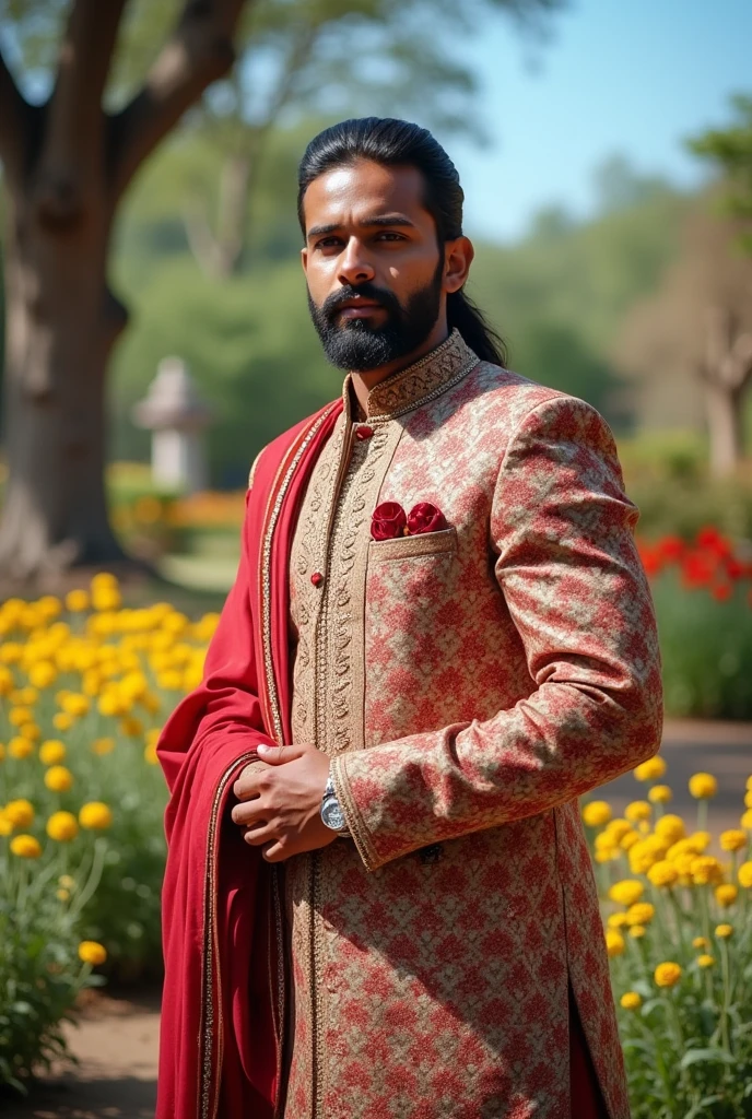 A man Indian in dress
