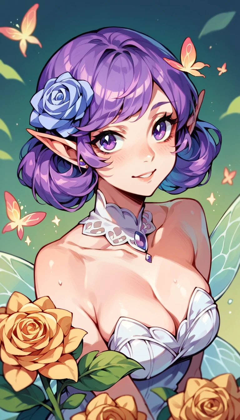 The most lovely idol！Her name is Kanon！A flower fairy characterized by pink and purple hair.！