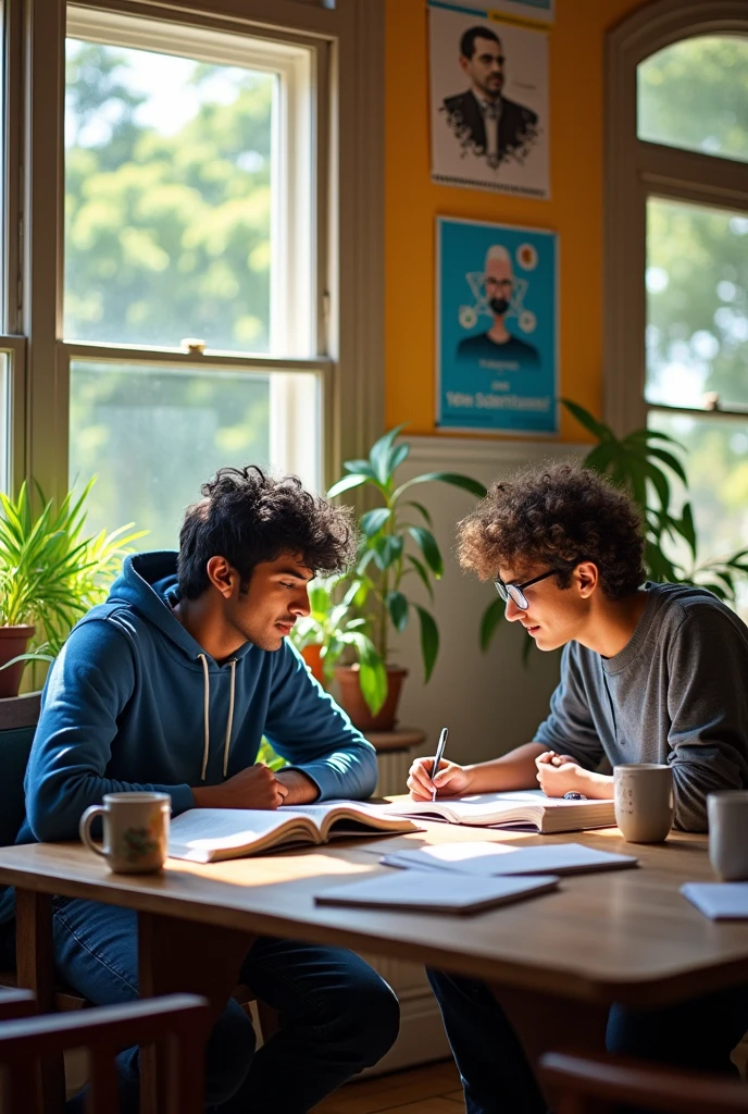 Friends Rohan and Aryan studying in college