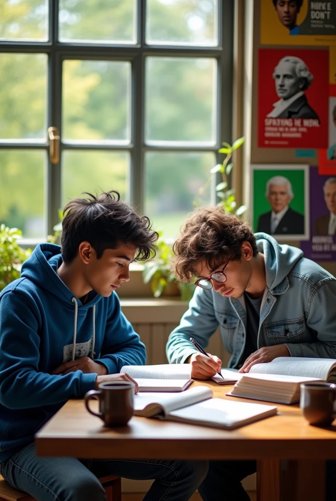 Friends Rohan and Aryan studying in college