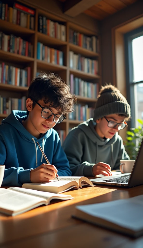 Friends Rohan and Aryan studying in college