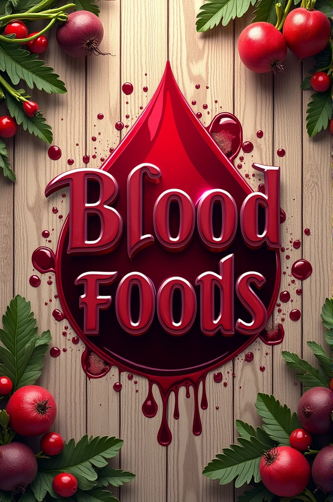 Crie uma marca com o nome blood foods