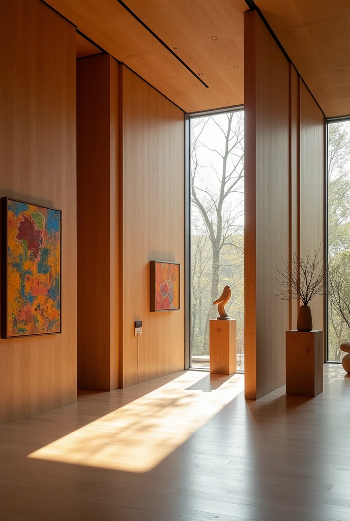 A folding style art gallery