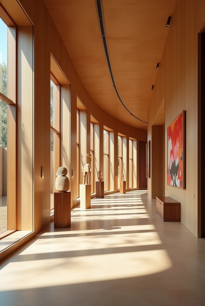 A folding style art gallery