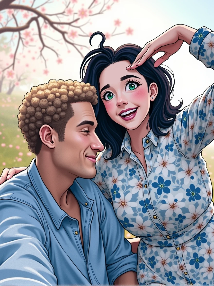 A dating couple