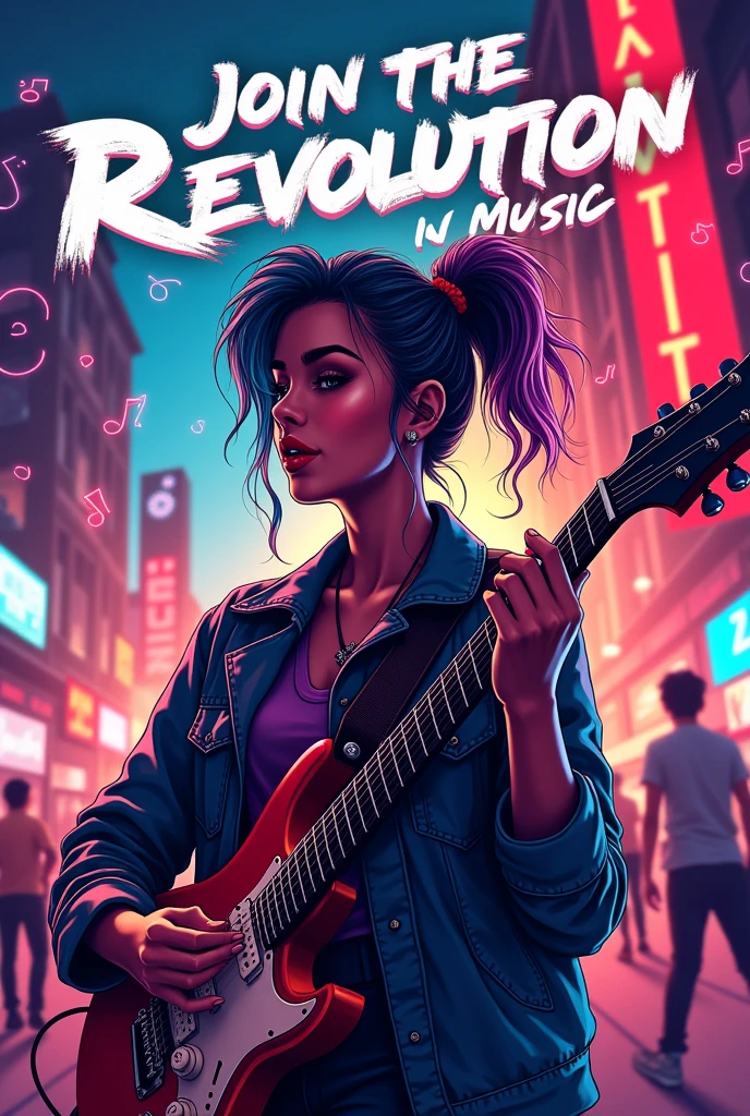 Create a poster for music business
