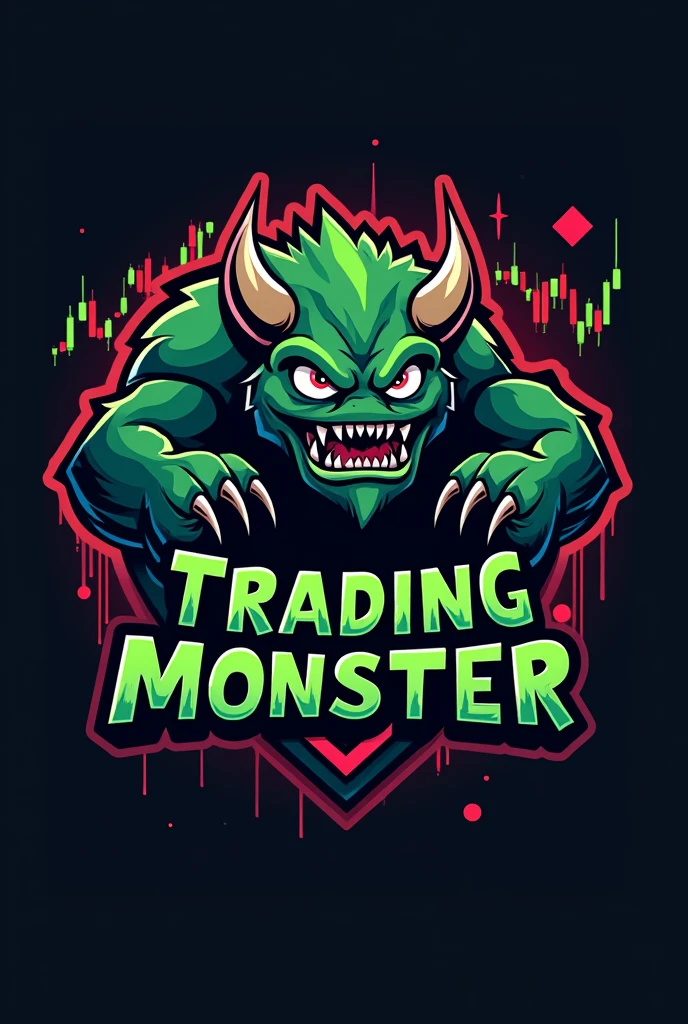 Logo with the name TRADING_MONSTER