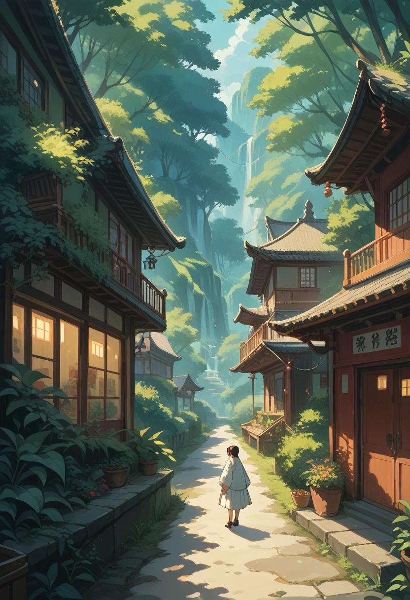 The beautiful scenery of the world of Studio Ghibli