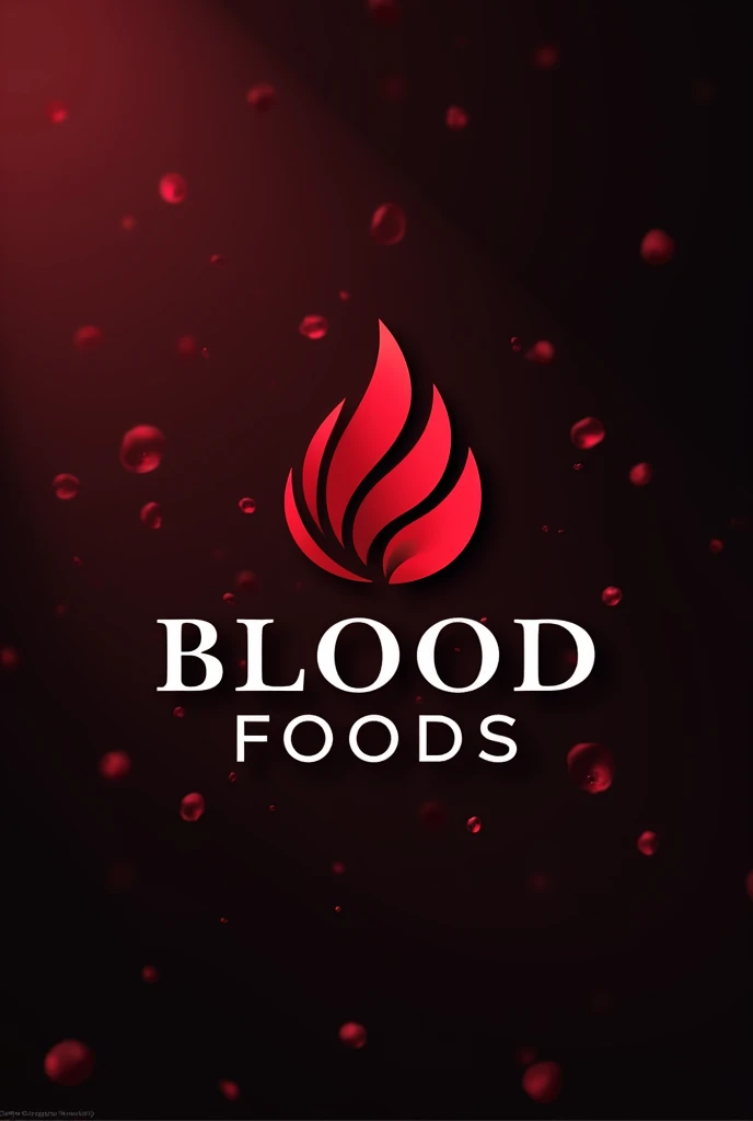 Crie uma marca com o nome blood foods