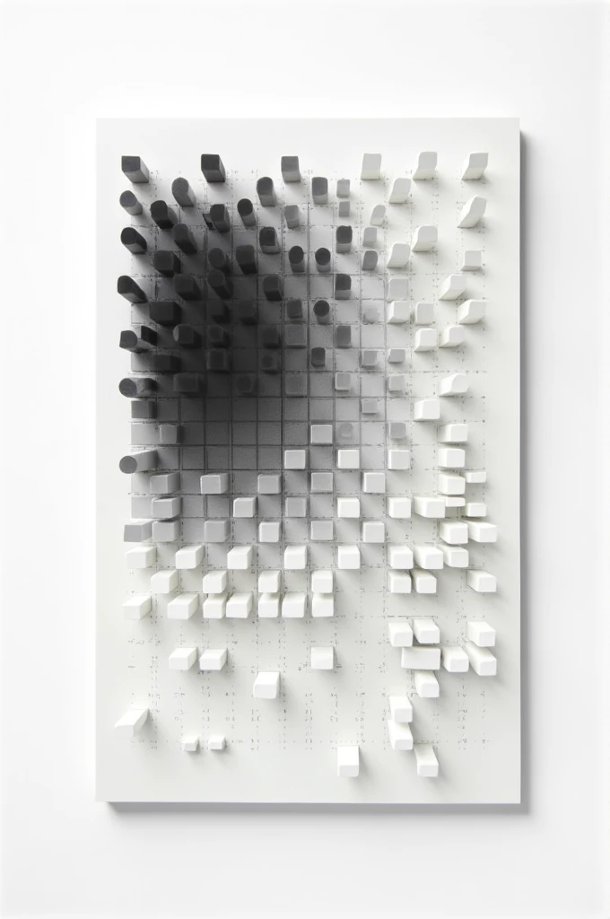 Draw 9756 boxes in a blank white page, then fill the first 953 boxes with black color