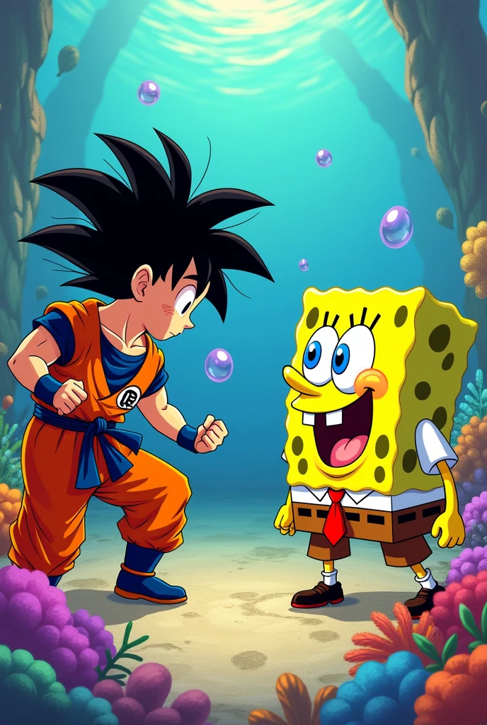 Goku VS SpongeBob SquarePants