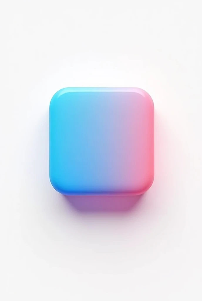 Create a button for an app without letters or text. The button should have a minimalist design, with a simple shape like a square and use colors that stand out, but without including any specific text or symbol.