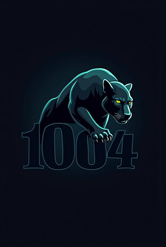 A panther logo with the number 1004