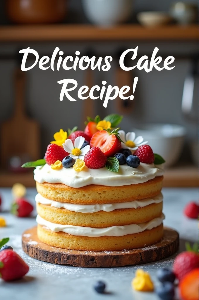 How to make a delicious cake at home youtube video thumbnail 