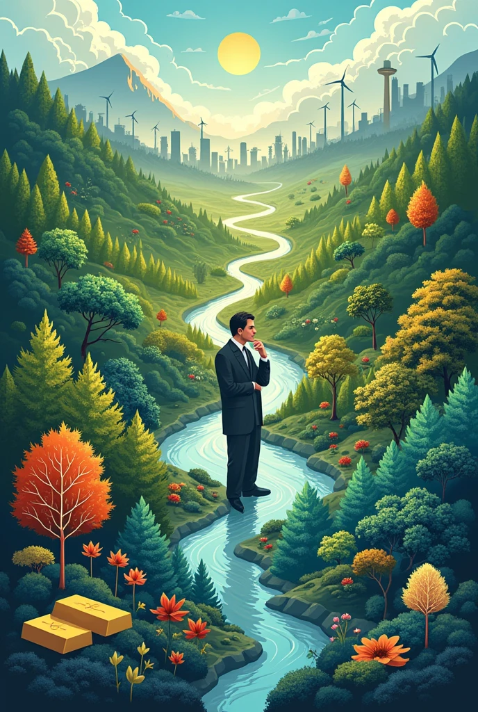 poster about economics natural resources.